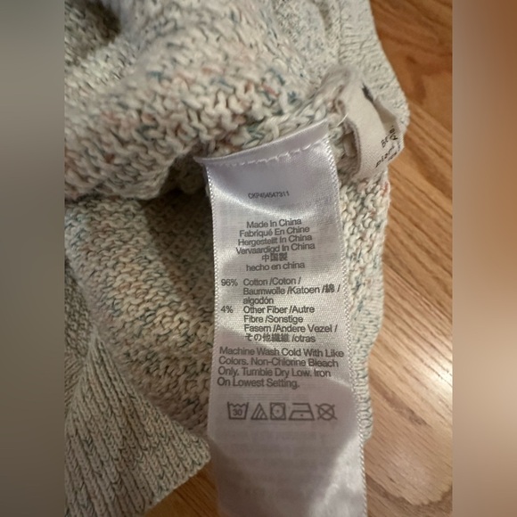 Madewell Rainbow Marled Wakefield Button Front Tank Small Cotton blend - Picture 10 of 11